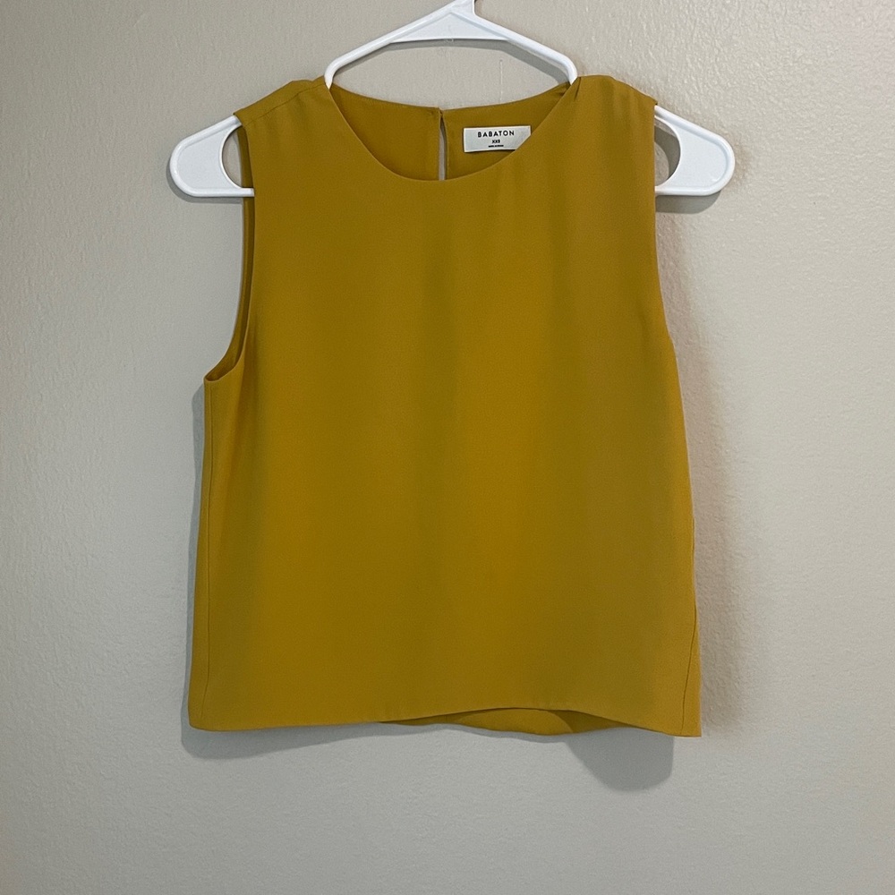 Aritzia | Babaton Golden Sleeveless Tank Top